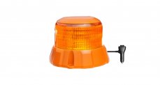 Robustní oranžový LED maják, magnet, oranž.hliník, 48W, ECE R65