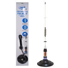 Bax 20 kusov CB antén PNI ML70, dĺžka 70cm, 26-30MHz, 200W, magnet 145 mm súčasťou balenia