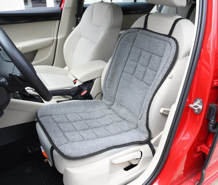 Heated seat cover with thermostat 12V TEDDY front