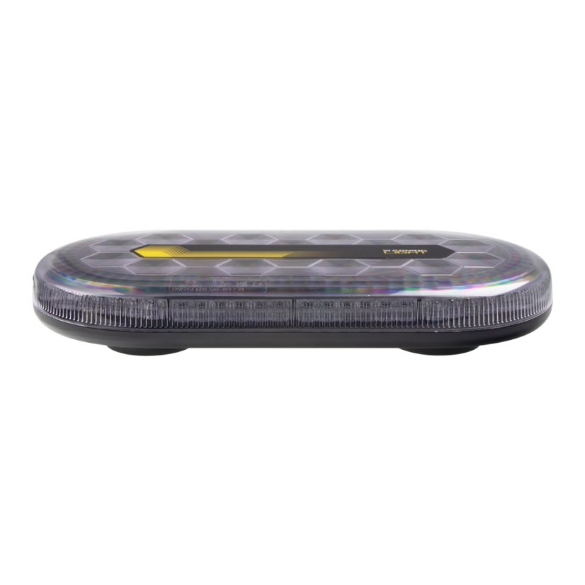 Mini LED rampa 412mm, oranžová, 60xLED, 12-24V, ECE R65, magnet