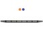 LED svetelná alej 48x 3W LED, oranžovo-modrá 1013 mm