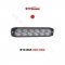 LED profi flashing module red 12/24V, 6X LED 3W, R65