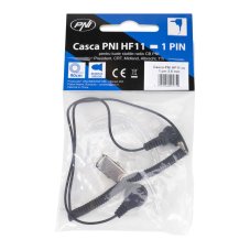 Sluchátka PNI HF11 s 1 pinem 2,5 mm, akustická trubice, pro všechny radiostanice