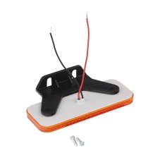 Boční obrysové světlo LED, oranžový obdélník, 24V, ECE