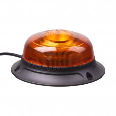 LED maják, 12-24V, 18xLED oranžový, pevná montáž, ECE R65