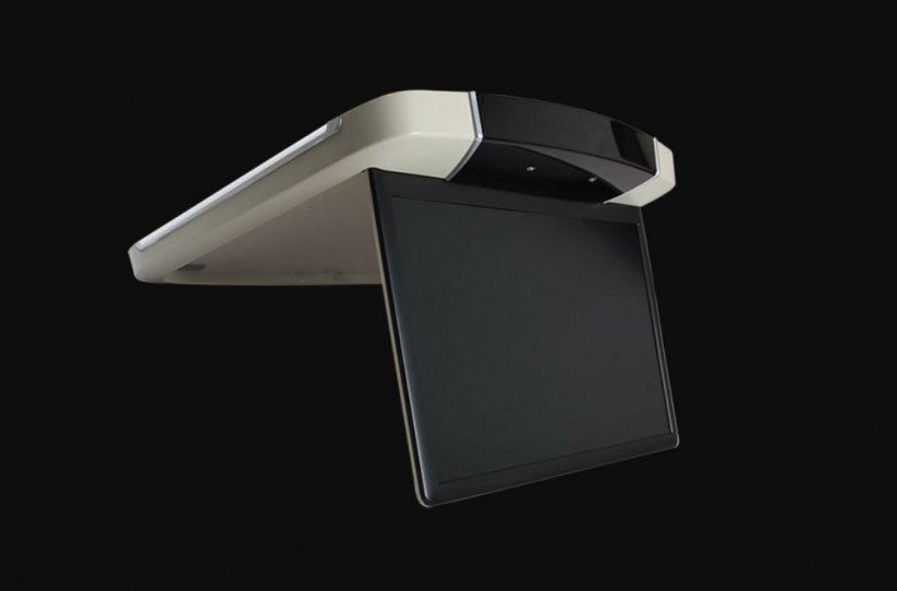 Stropní LCD monitor 15,6" šedý s OS. Android HDMI / USB, dálkové ovládání se snímačem pohybu