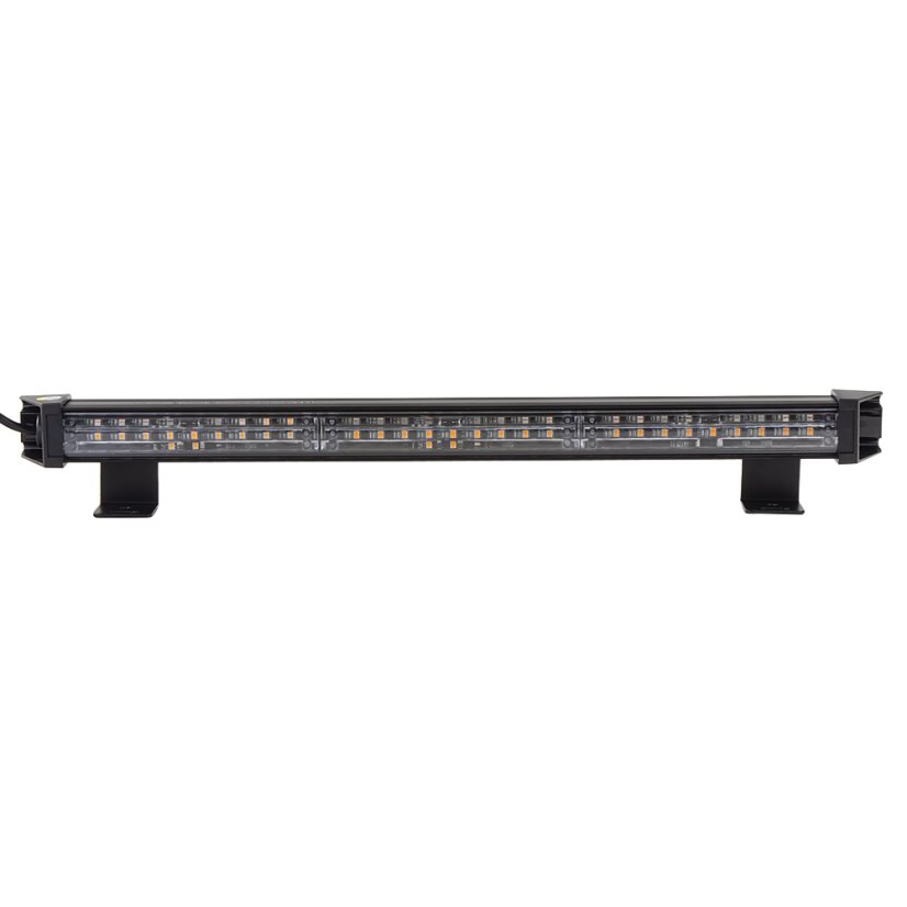 LED alej voděodolná (IP67) 12-24V, 27x LED 1W, oranžová 484mm