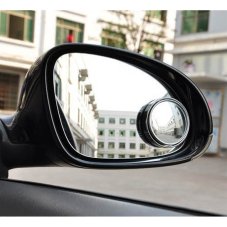 Additional mirror spherical round black 1pc, pack of 10