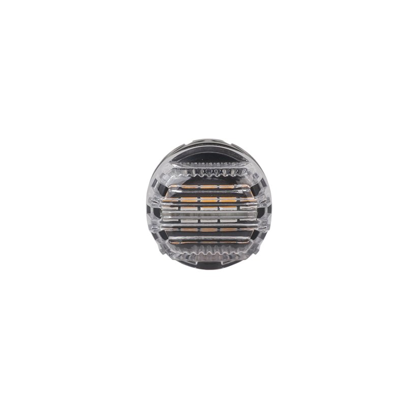 LED BAU15S oranžová, 12V, 16LED 2835SMD