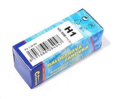 Žiarovka vhodná do rotačných majákov. H1 12V 55W P14,5s. Homolagace E Žiarovka vhodná do rotačných majákov. H1 12V 55W P14,5s. Homolagace E