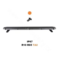 SLIM LED rampa 930mm, oranžová, 12-24V, 252x LED, 60W, ECE R65