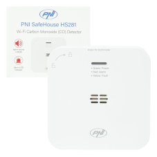 Wi-Fi detektor CO PNI SafeHouse HS281 s alarmom 85 dB