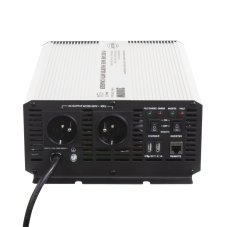 Sinusoidal voltage converter UPS 2000W 12/230V + charger 12V/15A