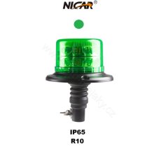 LED beacon, 12-24V, 24xLED green, on tip