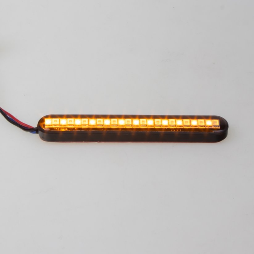 Dynamické LED smerovky + brzdy. svetlo pre motocykle