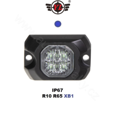 PROFI výstražné LED světlo vnější modré, 12-24V, ECE R65