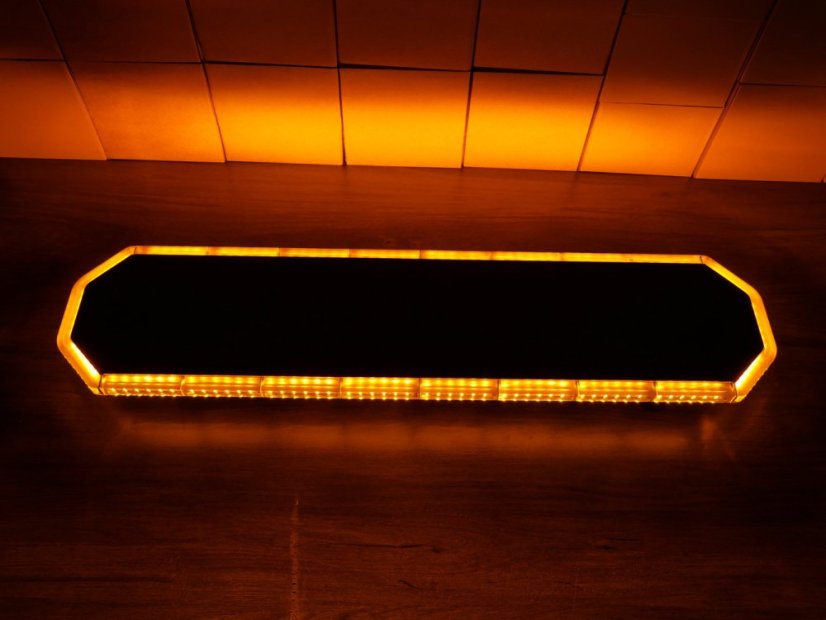 LED rampa 760mm, oranžová+bílá, 12-30V, ECE R65