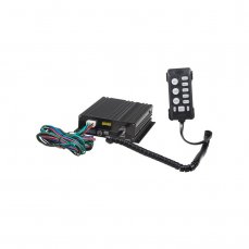 Warning system with microphone 100W/12V.