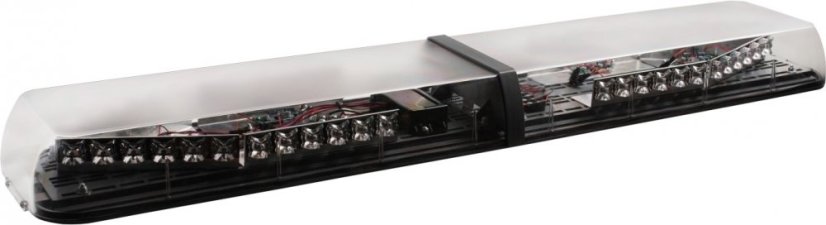 LED majáková rampa Optima 90 110cm, Oranžová, EHK R65 - Barva: Oranžová, Kryt: Barevný, LED moduly: 4ml