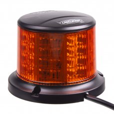 LED maják, 12-24V, 64x0,5W, oranžový, pevná montáž, ECE R65 R10