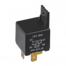 Switching relay 12V, 30A, with resistor