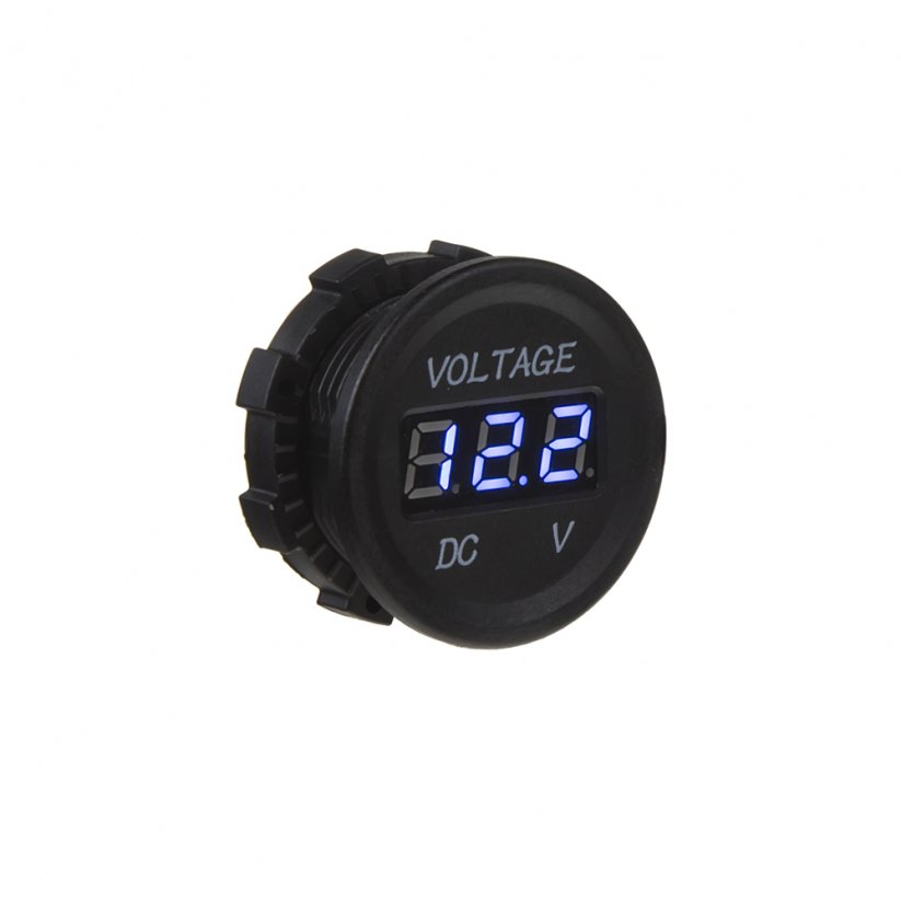 Blue LED Digital Voltmeter 6-30V