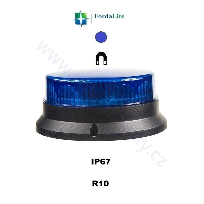 Blue LED beacon 911-16mblu by FordaLite