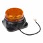 LED maják oranžový s integrovanou zvukovou signalizáciou 12/24 V, LED 12X 3W