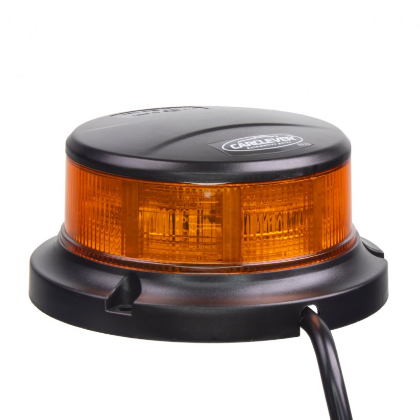 LED beacon, 12-24V, 64x0,5W, orange, fixed mounting, ECE R65 R10