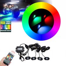 LED podsvětlení podvozku RGB 12-24V, Bluetooth, 12x3W