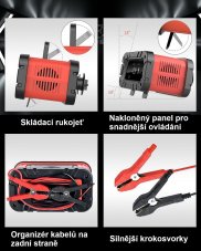 Autonabíjačka 12 V/10 A a 24 V/5 A + 12 V LifePO4