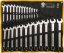 Set of wrenches 25 pcs 6 - 32 mm CrV