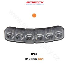 PROFI silikonové ohebné výstražné LED světlo vnější, oranžové, 12-24V, ECE R65