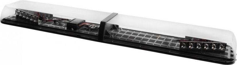 LED majáková rampa Optima 90 110cm, Oranžová, EHK R65 - Barva: Oranžová, Kryt: Barevný, LED moduly: 4ml