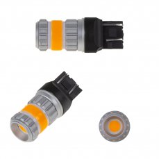 LED T20 (7443) orange, COB 360⁰, 9-60V, 12W