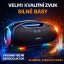 CARCLEVER bezdrátový Bluetooth reproduktor 120 W, IPX6, USB, AUX, MIC, RGB
