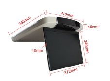 Stropný LCD monitor 15,6" sivý s OS. Android HDMI/USB, diaľkové ovládanie so senzorom pohybu