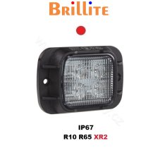 PREDATOR 4x3W LED, 12-24V, červený, ECE R65