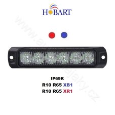 PROFI výstražné LED světlo vnější, červeno-modré, 12-24V, ECE R65
