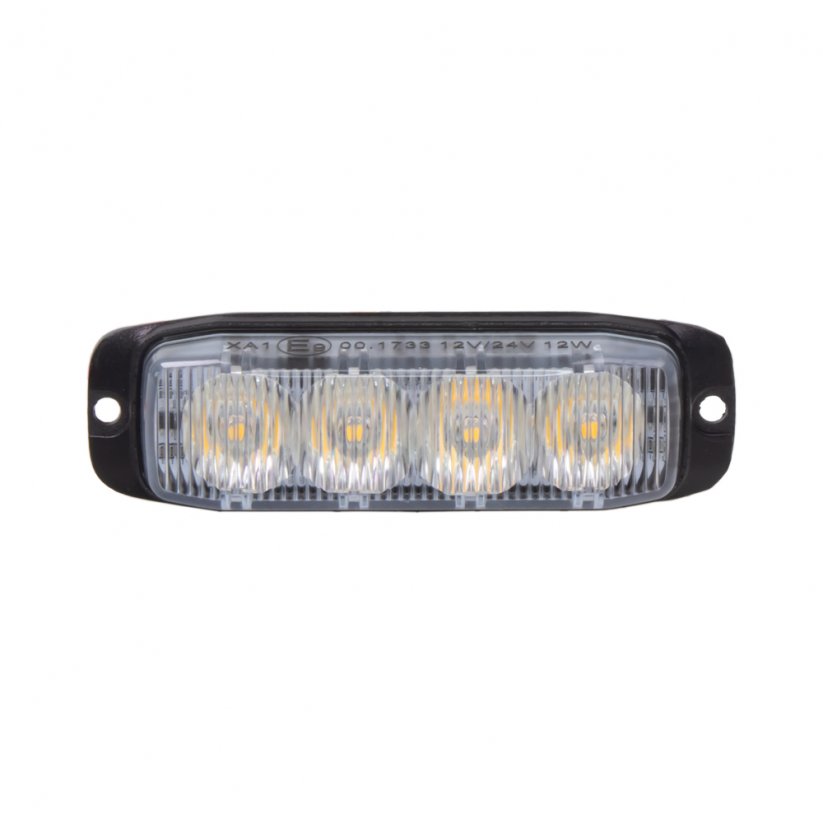 PROFI SLIM vonkajšie výstražné LED svetlo, oranžové, 12-24V, ECE R65