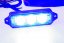 Pohled na rozsvícený modrý LED predátor