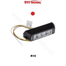 PROFI výstražné LED světlo vnější, červené, 12-24V, ECE R10