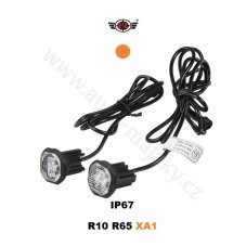 Oranžové LED profi výstražné světlo 