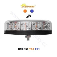 Professional orange/blue LED beacon with strong warning effect