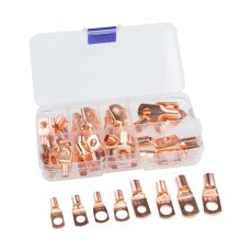 Set of non-insulated copper loops, 60 pcs