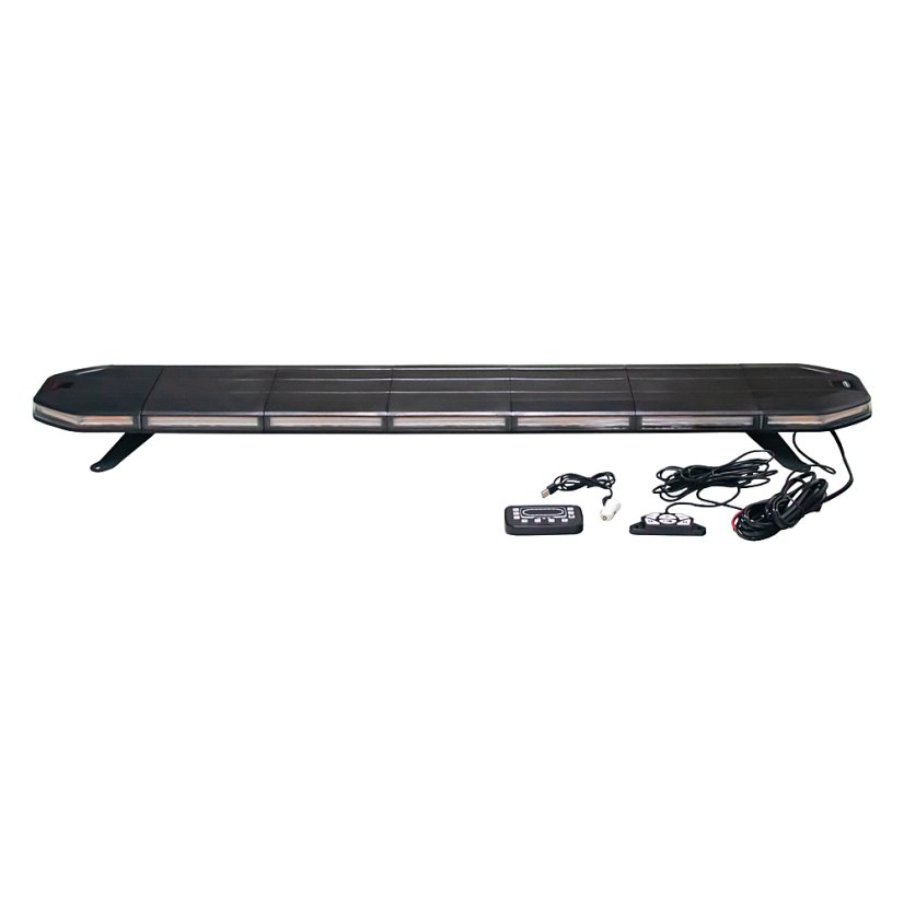 LED rampa 1427mm, oranžová, 12-24V, 270x1W LED, ECE R65