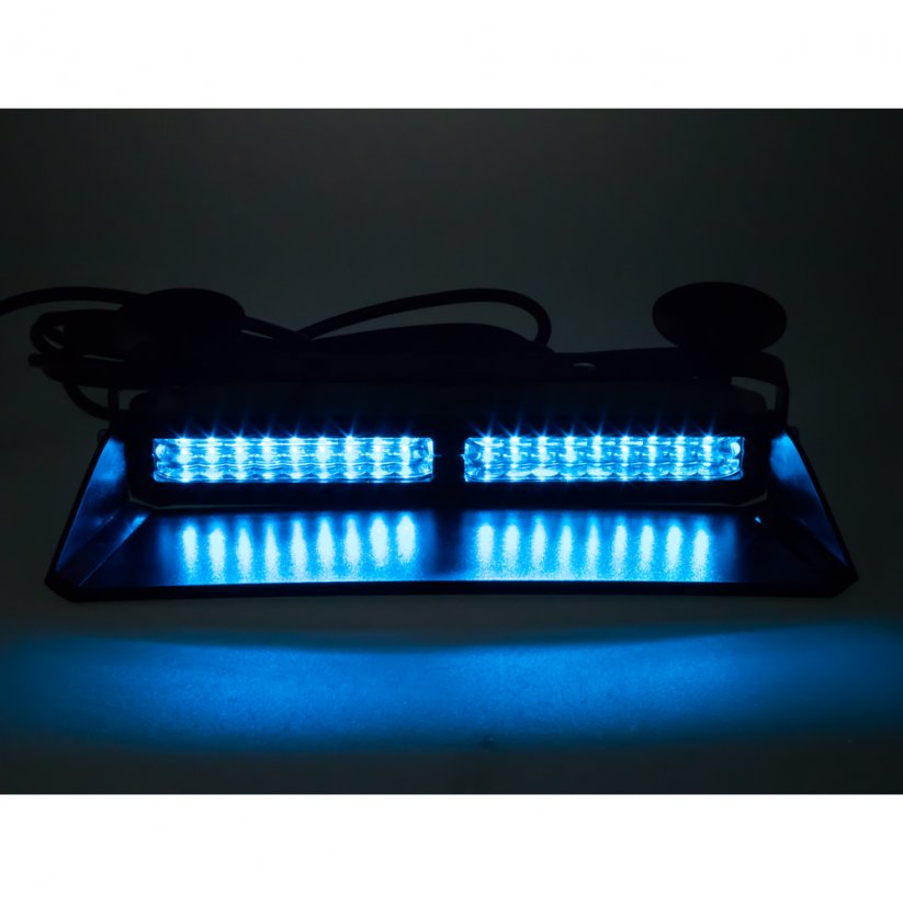 Výstražné svetlo PROFI LED vnútorné, 12-24V, modré, ECE R65