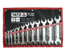 Set of 12 flat wrenches 6 - 32 mm