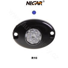 PROFI výstražné LED světlo vnější modré, 12-24V, ECE R10