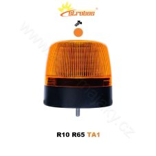 LED maják oranžový 12/24V, pevná montáž, 24X3W LED, R65